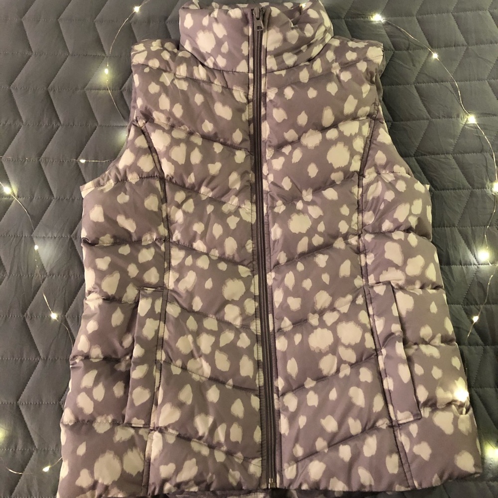 Land’s End Gray Down Vest